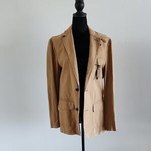 Polo by Ralph Lauren Tan Sport Coat Classic Style